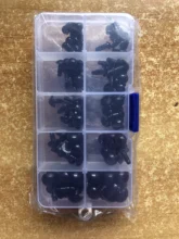 Safety-Eyes Diy-Accessories Animal-Doll Crafts Amigurumi Teddy Bear 6-12mm Plastic Black