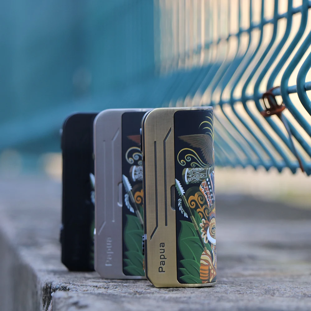 Hippovape Papua 100 Вт VW Box MOD Power by 18650/20700/21700 аккумулятор и водонепроницаемый чипсет vs Kudos/GEN