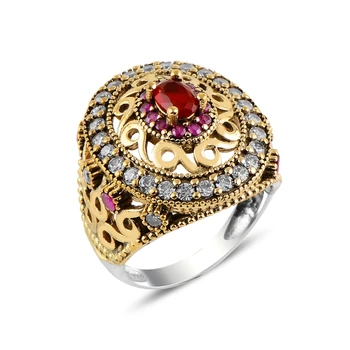 

Silver 925 Sterling Authentic Zircon Stone Ring