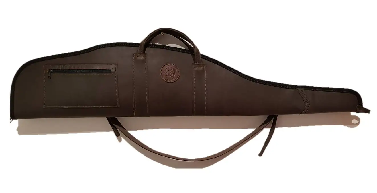 Funda de caza, funda para rifle montado con visor, fabricada artesanalmente  en piel, forro de borreguito, medida 120 cm. _ - AliExpress Mobile