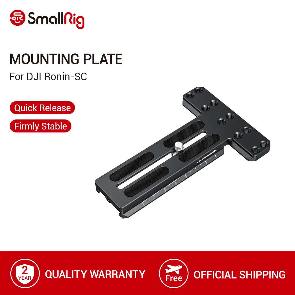 Противовес SmallRig с монтажной пластиной резьбовыми отверстиями 1/4 20 для
