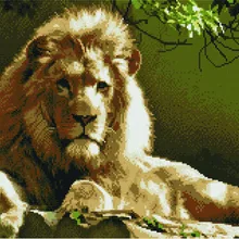 Алмазная мозаика GF 3767 Взгляд льва 40*50