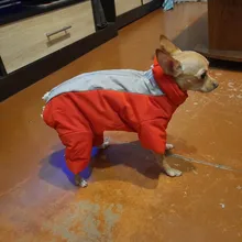 Winter Overalls for Dogs Warm Waterproof Pet Jumpsuit Trousers Male/ Female Dog Reflective