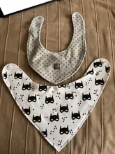 Dribble Bibs Scarf Cloth Baberos-Bandana Babador Slabber Newborn Triangle Cotton Child