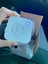 Máquina de sonido para dormir para bebés y adultos, dispositivo de sonido recargable por USB, con temporizador de apagado, color blanco, para relajación y viajes de Oficina # R