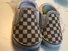 Zapatos clásicos a cuadros para bebé recién nacido, calzado de suela suave de algodón, informales, deportivos, para cuna