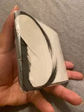 MEIFAN-extensiones de cabello con flequillo frontal, postizo sintético Natural, flequillo de aire, Clip en flequillo, negro y marrón