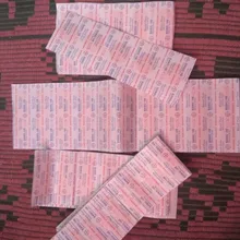 100 unids/pack impermeable adhesiva herida parche médico Anti-bacterias tirita vendas adhesivo de primeros auxilios Kit de suministros