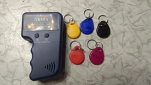 Copiadora RFID EM4100 de 125KHz, lector y programador duplicador + EM4305 T5577, tarjeta de identificación regrabable