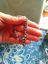 Sifisrri-Cadena de eslabones cubanos para hombre y mujer, brazalete de acero inoxidable de 3/5/7mm, color negro y dorado, joyería Unisex