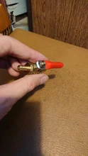 Ball Valve Pipe-Fittings Hose 6mm-12mm Fuel-Line Water-Oil Red-Handle Brass Shutoff Barb