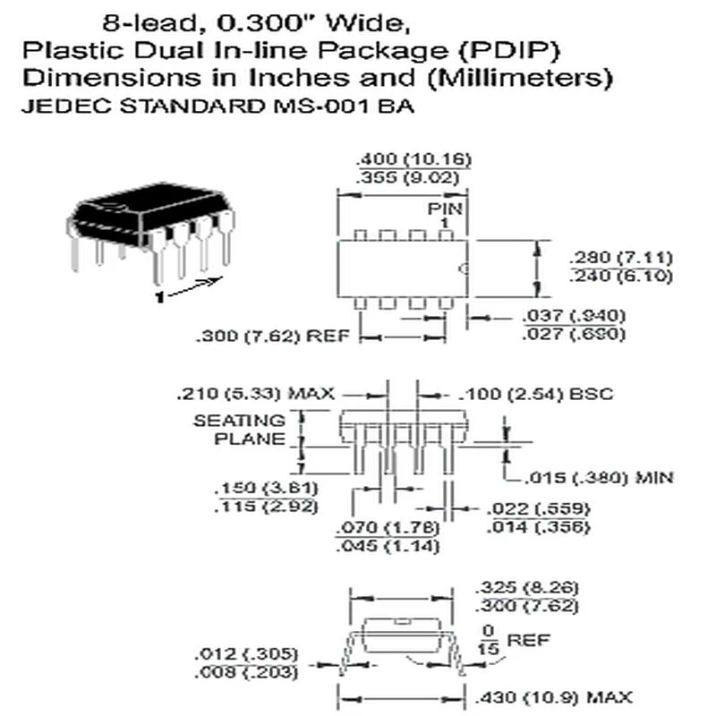 Op07cp In Package Dip8 Op07cp (140 Уд17а, B) - Integrated Circuits ...