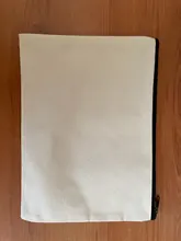 Bolsas de lona para cosméticos en blanco con cremallera, bolsas de lápices artesanales en blanco, estuche de lápices, carcasa para monedas, bolsa de lona personalizada, 10 Uds.