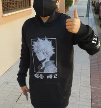 Sudadera con capucha de My Hero Academia Katsuki Bakugo para hombre y mujer, ropa Unisex, Moleton