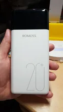 ROMOSS-Banco de energía LT20Plus, batería externa de 20000 mAh QC PD 3,0 de carga rápida, Banco de energía de 20000 mAh para Xiaomi y iPhone