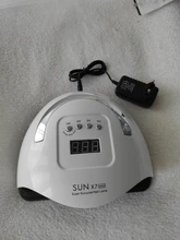 Sol X7MAX UV secador de uñas LED/180/120W esmalte de Gel lámpara de curado con Sensor de moviminento LCD Pantalla de secado rápido de Gel UV herramienta para manicura