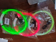 Dog-Collar Flashing Pet-Dog Glowing Night-Safety Rechargeable Luminous LED Usb