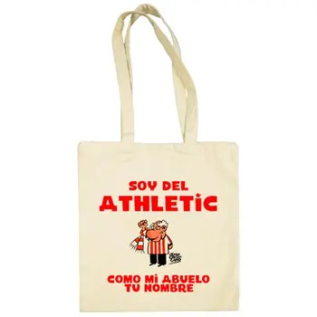 

Cloth bag I'm Athletic Bilbao like my grandfather customizable with name