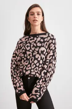 

Trendyol Leopard Patterned Knitwear Sweater TWOAW20KZ1517
