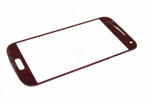 Защитное стекло Samsung i9190 Galaxy S4 mini i9192 Duos красныйзапчасть | Мобильные телефоны и
