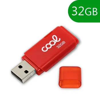 

Cool®-USB Pen Drive x32 GB 2.0 red-external USB memory cap