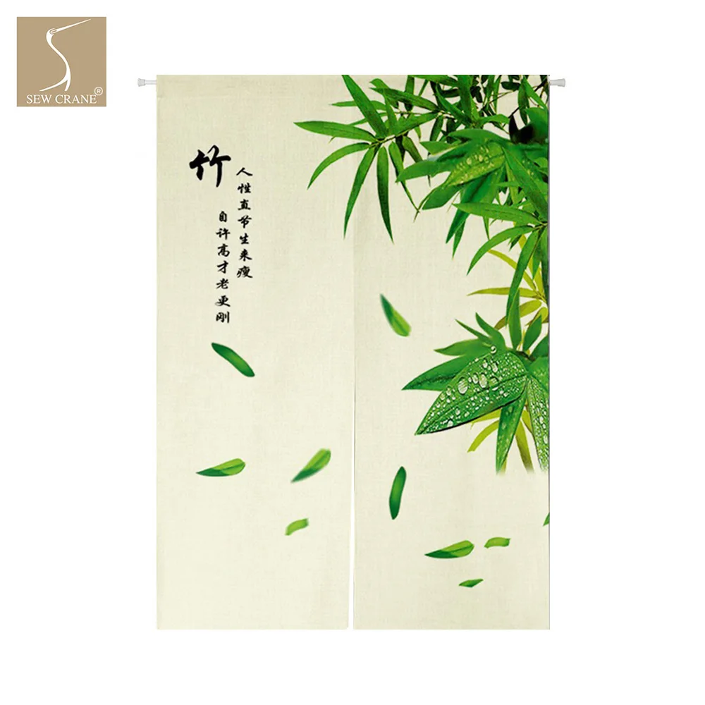SewCrane бамбуковые китайские символы японский Дом Ресторан занавес двери Норен Дверной проем перегородка