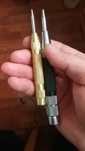 Perforadora de centro automática súper fuerte, punzón central automático, herramienta de perforación de Metal con resorte ajustable, 2 uds.