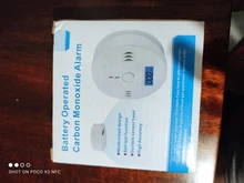 Sensor fotoeléctrico de seguridad para el hogar, 85dB, aviso de alta sensibilidad LCD, Sensor de Gas de CO independiente, Detector de alarma de intoxicación por monóxido de carbono