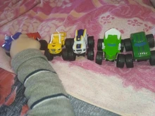 6 unids/set cuerpo máquinas juguetes ruso milagro Crusher camión vehículos figura de cuerpo juguetes para los niños regalos de cumpleaños