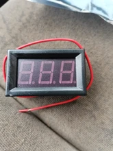 Voltímetro Digital 0,56, voltímetro Digital de DC5-120V/CC, 5V a 120v, medidor de Panel de voltaje para motocicleta electromóvil de 12V, 24V y 96V