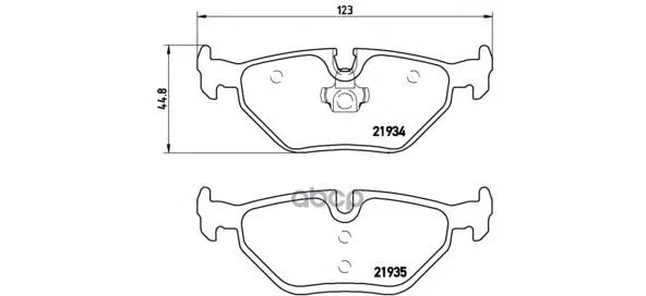 Колодки Тормозные Задние Brembo P06025 Brembo арт. P06025