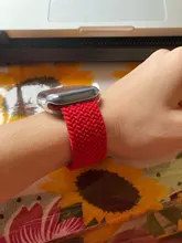 Correa de tela de nailon para Apple Watch, Correa trenzada de 44mm, 40mm, 38mm y 42mm, pulsera deportiva elástica para IWatch Series 6 SE 5 4 3