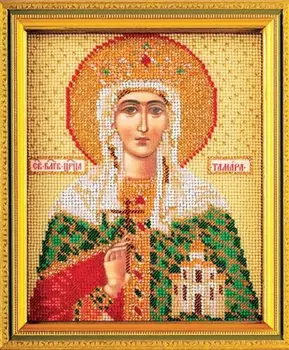 

B345 set for embroidery with beads 'Tiny ''St. Tamara ', 12x14.5 cm