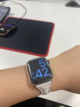 Funda para reloj Apple Watch 6/5/4 40MM 44MM suave 360 Delgado claro de TPU Protector de pantalla para Apple Watch series 3/2/1 38MM 42MM