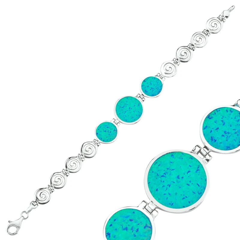 

Armagano Opal Cubic Zirconia bracelets Bangles