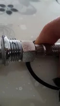 LEDFRE trenzado de acero inoxidable 304 de agua Flexible de cocina grifo conector de tubería de grifo de fontanería manguera para productos de baño LF15001