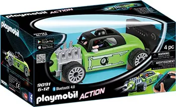 

PLAYMOBIL- Racer Rock & Roll RC, green/black Color (9091)