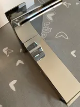 Tap Faucet Basin Sink Vanity Waterfall Cold-Mixer Orb/black Mount Crane Deck One-Handle