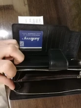 Carteras de hombre Baellerry estilo largo de alta calidad de titular de la tarjeta de hombre bolso cremallera de gran capacidad marca PU Cartera de cuero para hombres