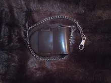 Funda trasera para Reloj clásico de bolsillo para hombre, estuche de almacenamiento, bolsita monedero, bolso con cadena