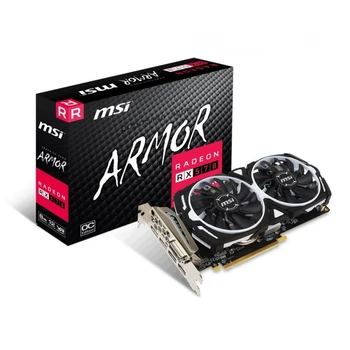 

ATI MSI rx570 armor 4G OC 256B GDDR5 1268/7000MHz video card (dvix1/hdmix1/dpx3/HDCP)