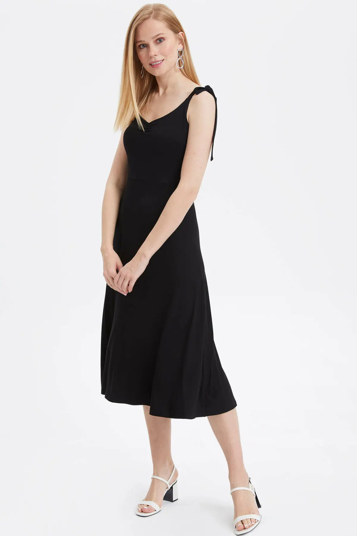 DeFacto Woman Knitted Dress L2466AZ19SMDresses AliExpress