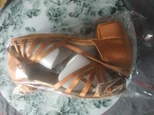 RU Stock alta calidad nueva llegada al por mayor niñas niños/niños tango salón de baile salsa Latino zapatos de tacón bajo