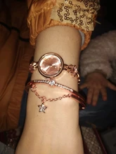 Marca Lvpai, conjunto de relojes de pulsera de lujo para mujer, estrella de diamantes de imitación, pulsera, reloj de vestir para mujer, nuevos relojes Zegarek Damski