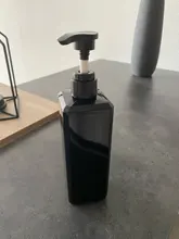 Bottle Shampoo Lotion Empty-Container Shower-Gel-Holder Liquid-Soap Black 500ml 1pc