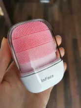 InFace-limpiador Facial ultrasónico para el cuidado de la piel, limpiador de iones para acné y espinillas, pala exfoliante, masajeador Facial