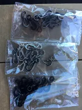 10 unids/lote carabinero Mini Camping EDC supervivencia escalada SF mosquetones de mochila llavero Paracord equipo táctico colgadores para llaves cadena