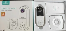 HeimVision-cámara de vídeo inalámbrica Greets CA1MQ 2K, timbre con visión más amplia, Audio bidireccional, visión nocturna, impermeable, cámara de seguridad 24/7