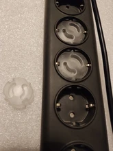 10 unids/set bebé seguridad girar cubierta 2 agujero redondo estándar europeo de la protección de los niños hembra de guardia de seguridad cerraduras