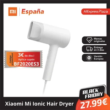 

Original Xiaomi Mi Ionic Hair Dryer | Flujo de aire rápido, protege con iones de agua | Boquilla magnética con rotación de 360°